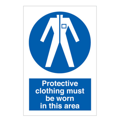 Protective Clothing Must Be Worn In This Area Sign (30063V)